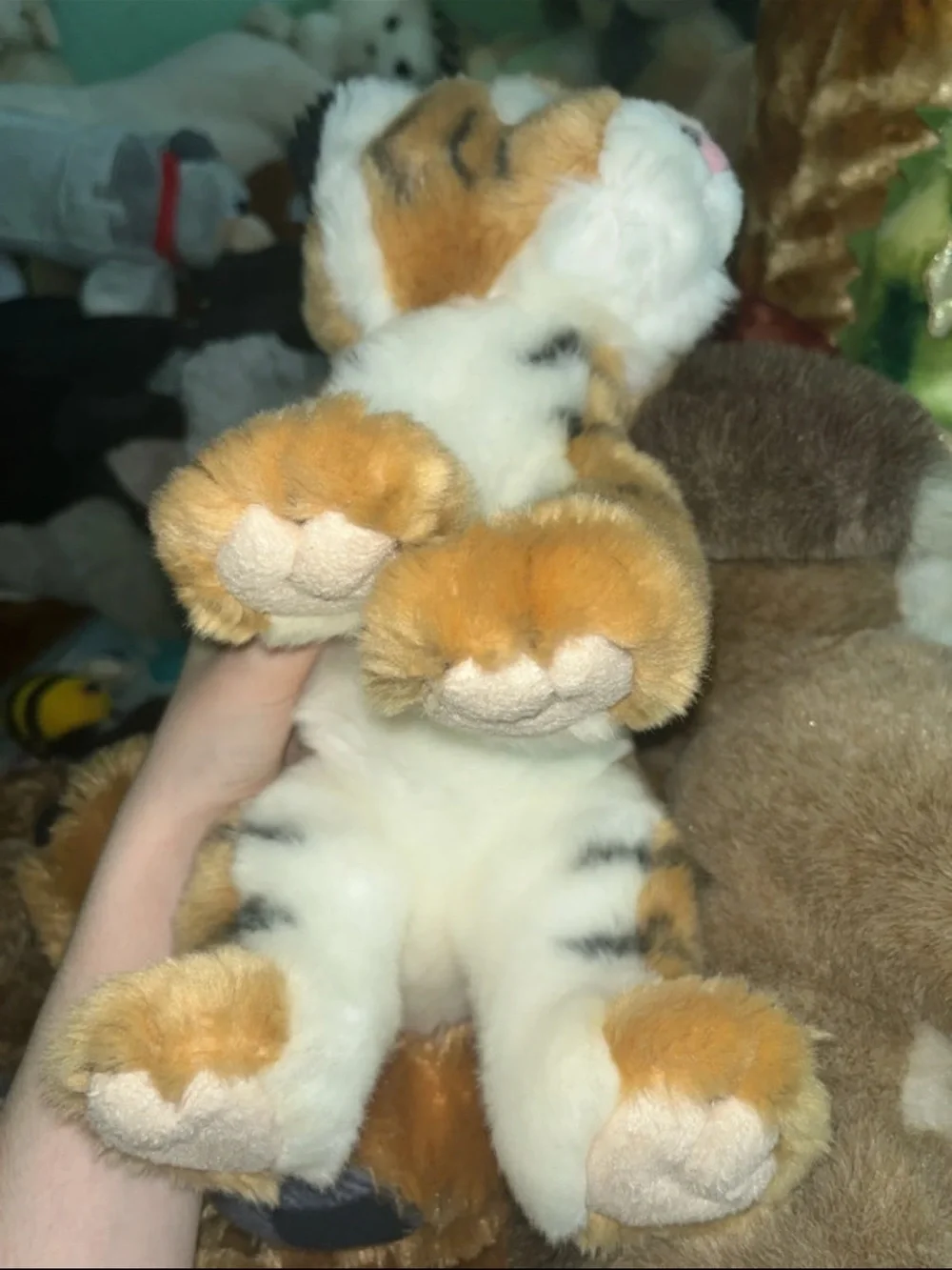 Nature babies extremely rare Bengal Tiger cub floppy vintage stuffed animal